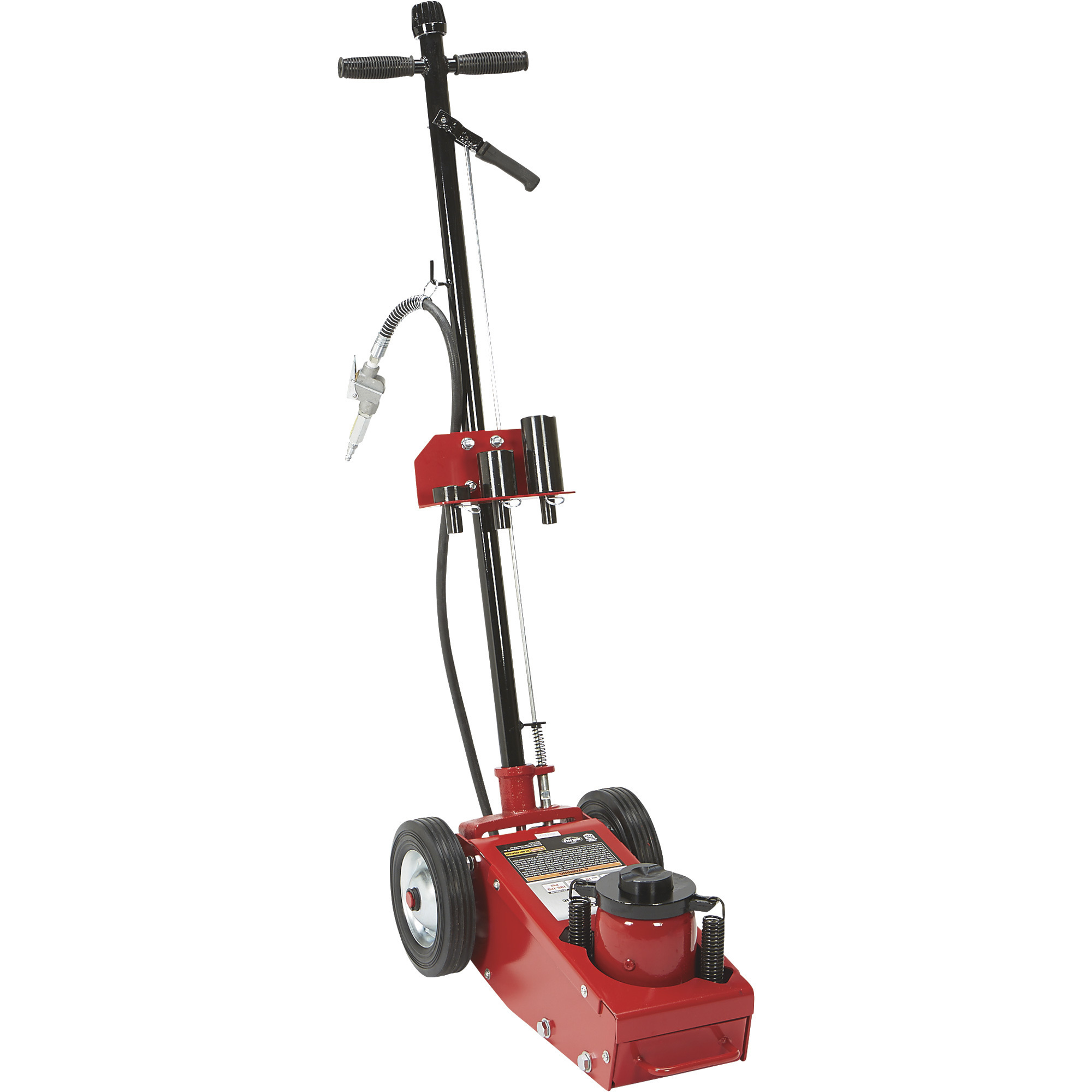 Strongway Air/Hydraulic Service Floor Jack, 22-Ton Capacity, Quick-Lift, Heavy-Duty Automotive Jack